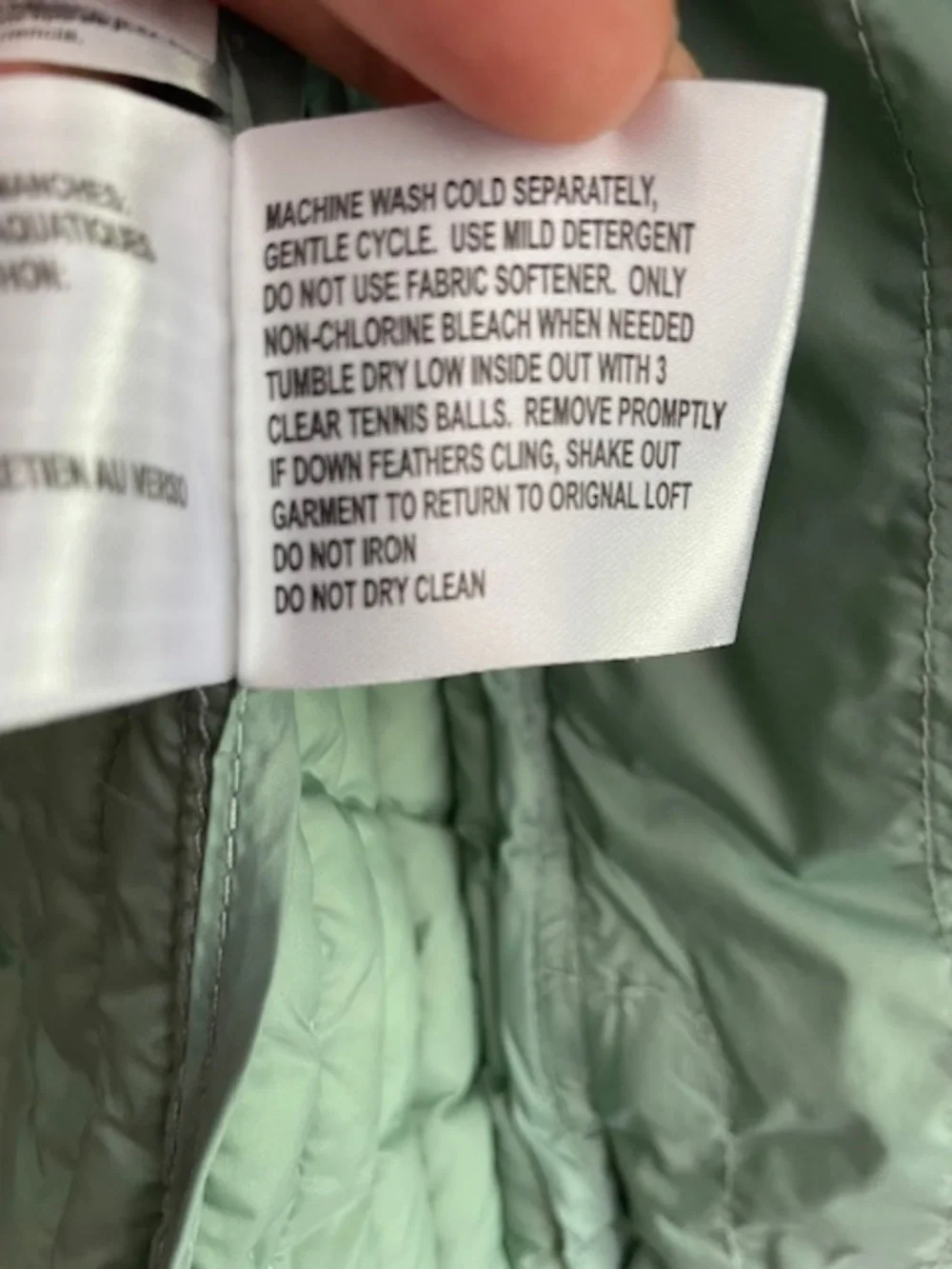 Michael Kors Packable 90% Down Puffer Jacket Hooded Sage Green Small - Picture 7 of 11
